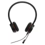 Headset Jabra Evolve 20 SE com fios, arco de cabeça, escritório/call center, USB Type-C / USB Type-A, preto