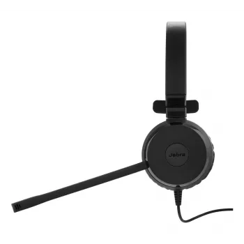 Headset Jabra Evolve 30 II com fios, arco de cabeça, escritório/call center, USB Type-C / USB Type-A, preto