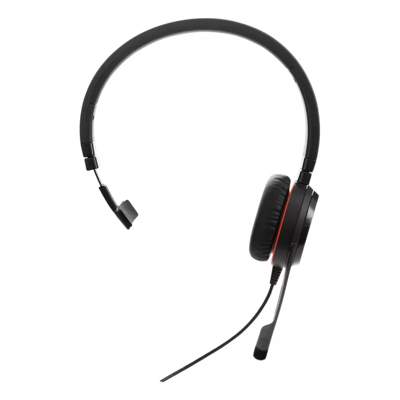 Headset Jabra Evolve 30 II com fios, arco de cabeça, escritório/call center, USB Type-C / USB Type-A, preto