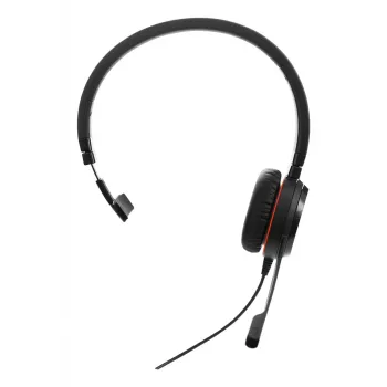 Headset Jabra Evolve 30 II com fios, arco de cabeça, escritório/call center, USB Type-C / USB Type-A, preto