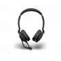 Headset Jabra Evolve2 30 SE com fios, arco de cabeça, escritório/call center, USB Type-C / USB Type-A, preto