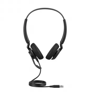 Jabra Engage 40 - (Inline Link) USB-C/A UC Stereo, com fios, escritório/call center, 63 g, headset, preto