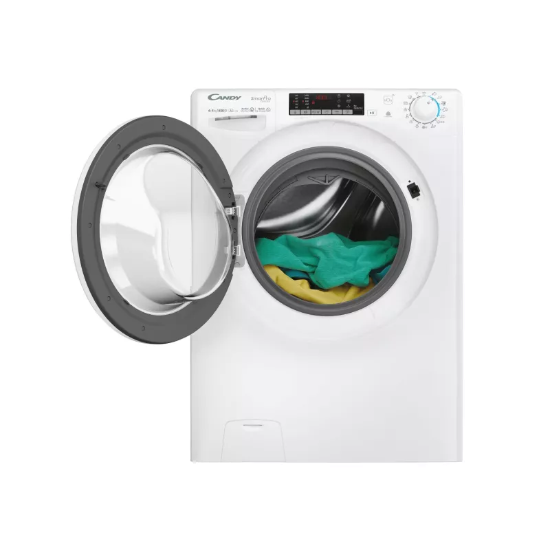 Máquina de lavar e secar roupa Candy Smart Pro COW 4644TWM6/1-S de instalação livre, carga frontal, branco
