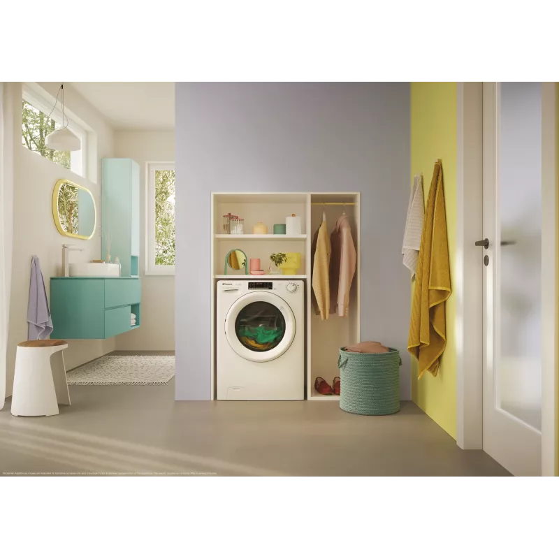 Máquina de lavar e secar roupa Candy Smart Pro COW 4644TWM6/1-S de instalação livre, carga frontal, branco