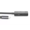 Cabo de extensão USB-C ativo DIGITUS – 5G USB 3.2 Gen1 USB-C – USB-C (M/F) – 5m