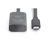 Cabo de extensão USB-C ativo DIGITUS - 5G USB 3.2 Gen1 USB-C - USB-C (M/F) - 10m