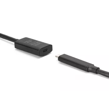 Cabo de extensão USB-C ativo DIGITUS – 10G USB 3.2 Gen2 USB-C – USB-C (M/F) – 5 m