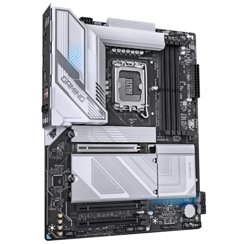 GIGABYTE B860 GAMING X WIFI6E Placa-mãe - CPUs Intel Core Ultra Series, VRM 12+1+2+1 fases, até 9066MHz DDR5, 1xPCIe 5.0 + 2xPCIe 4.0 M.2, 2.5GbE LAN, WIFI 6E, USB4