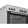 Beko FBE62130GXDN fogão independente elétrico a gás, preto