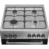 Beko FBE62130GXDN fogão independente elétrico a gás, preto