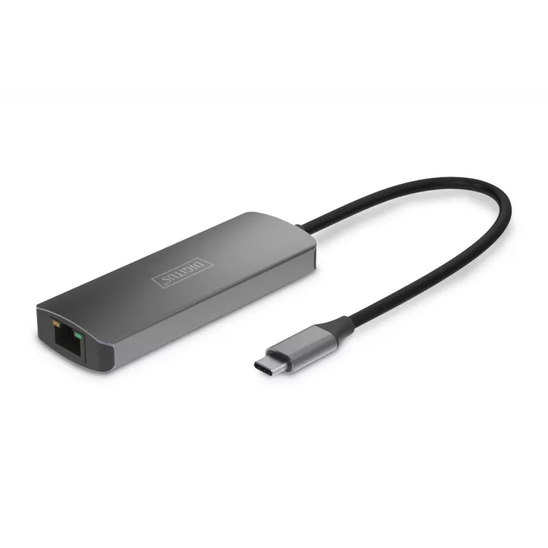 DIGITUS Conjunto extensor de vídeo USB-C - HDMI 4K/120Hz CAT6 30m