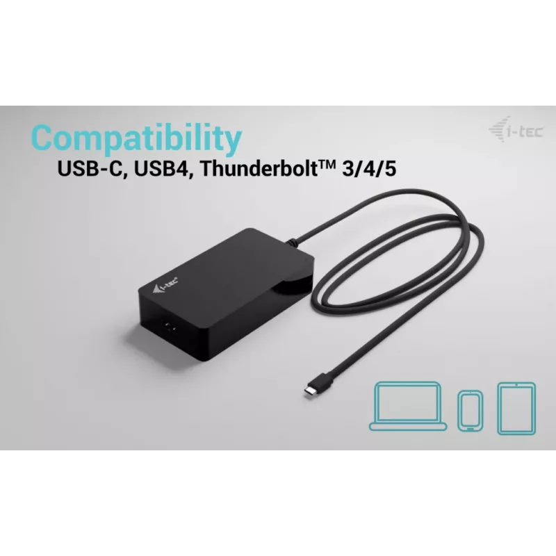 i-tec Carregador universal USB-C PD 3.1 140 W, interior, corrente alternada, 28 V, 5 A, Preto