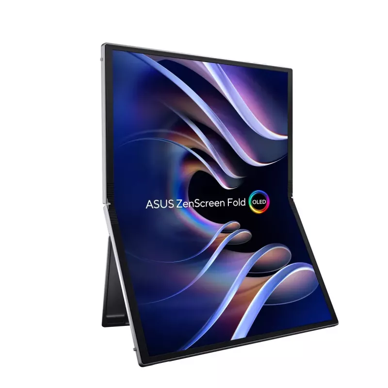 ASUS ZenScreen Fold OLED MQ17QH Ecrã de computador 43,9 cm (17,3 polegadas) 2560 x 1920 píxeis Quad HD Prateado