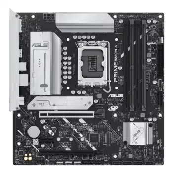 Placa-mãe ASUS PRIME B860M-A-CSM — Intel B860, LGA 1851, micro ATX, DDR5, 4 DIMM, 256 GB, Ethernet 2,5 Gb, 4x SATA III, M.2, 1x PCIe x16