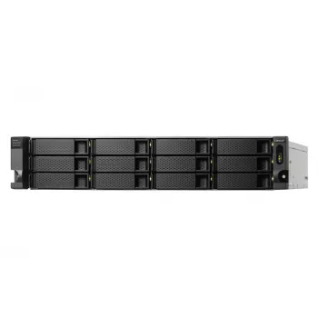QNAP - TL-R1200C-RP - Conjunto de discos - 12 baías (SATA-600) USB 3.2 Gen 2 (externo) montagem em rack 2U