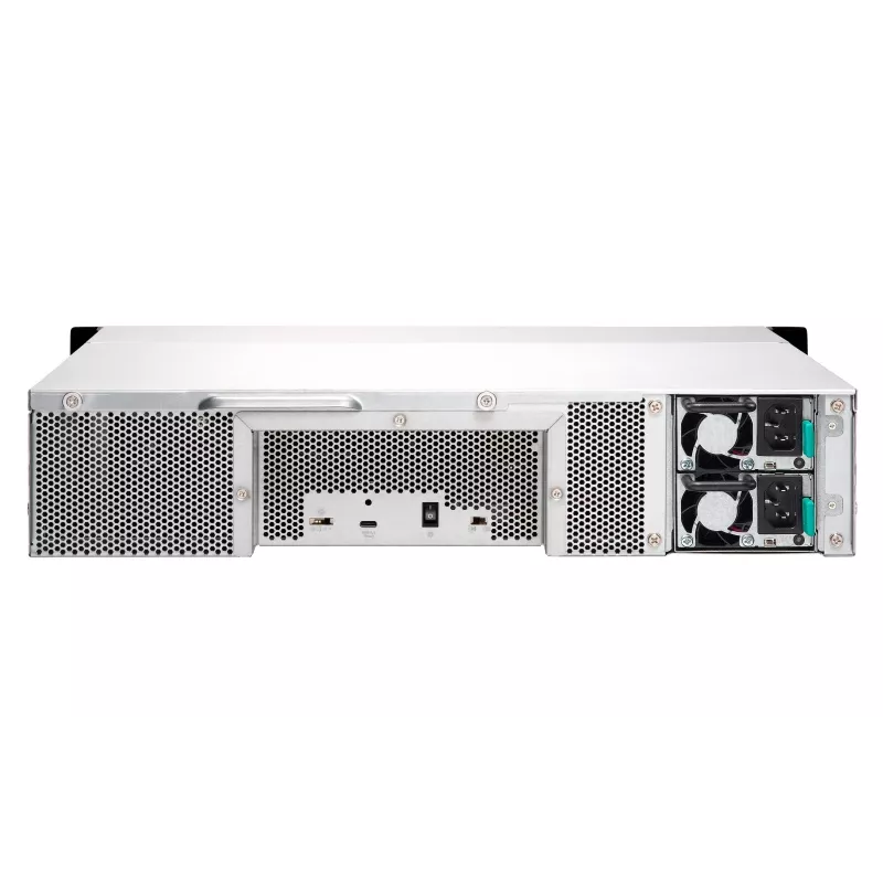 QNAP - TL-R1200C-RP - Conjunto de discos - 12 baías (SATA-600) USB 3.2 Gen 2 (externo) montagem em rack 2U