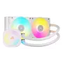 Dissipador de CPU CORSAIR - Icue Link Titan 240 Rx RGB AIO refrigeração líquida - branco