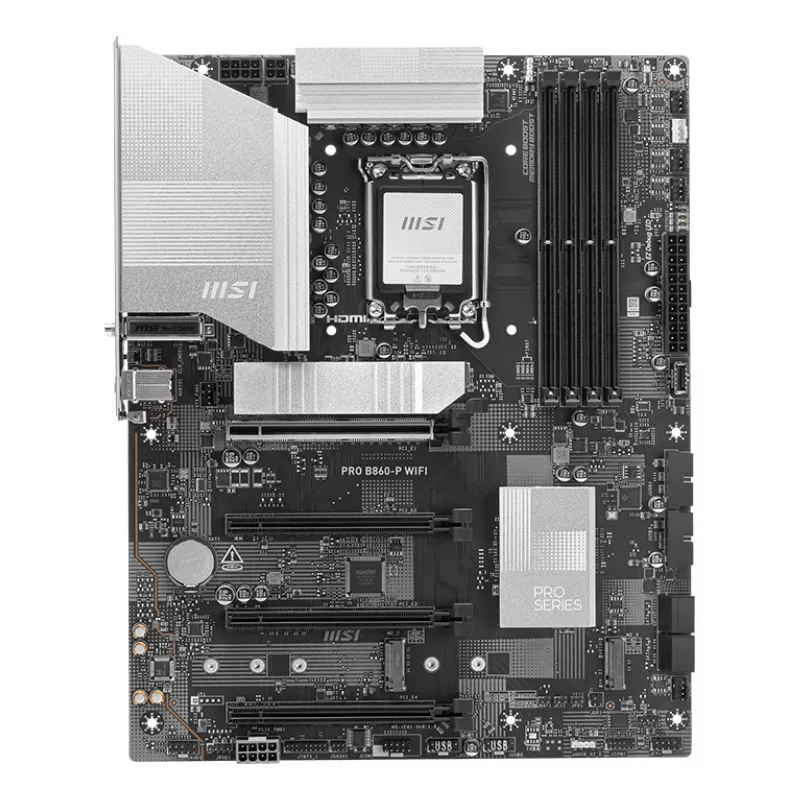 Motherboard MSI PRO B860-P WIFI Intel B860 LGA 1851 (Socket V1) ATX