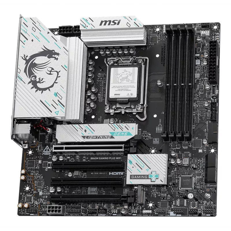 Motherboard MSI B860M GAMING PLUS WIFI Intel B860 LGA 1851 (Socket V1) micro ATX