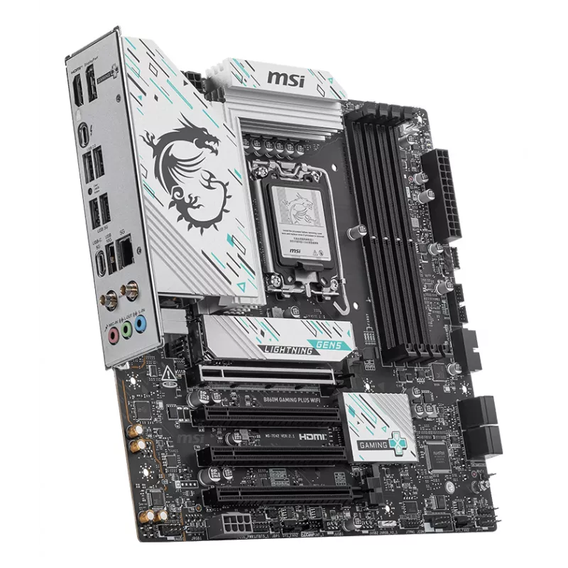Motherboard MSI B860M GAMING PLUS WIFI Intel B860 LGA 1851 (Socket V1) micro ATX