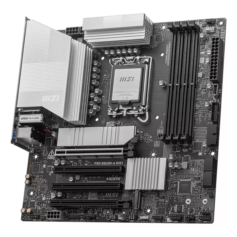 Motherboard MSI PRO B860M-A WIFI Intel B860 LGA 1851 (Socket V1) micro ATX