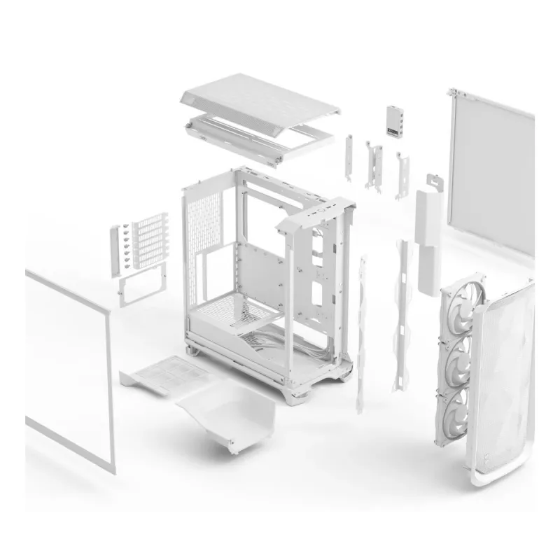 FRACTAL DESIGN Meshify 3 Ambience Pro RGB branco Tg Clear Tint