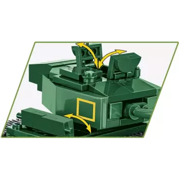 Conjunto de construção Cobi Blocks Mark IV Churchill, 668 peças (COBI-3128)