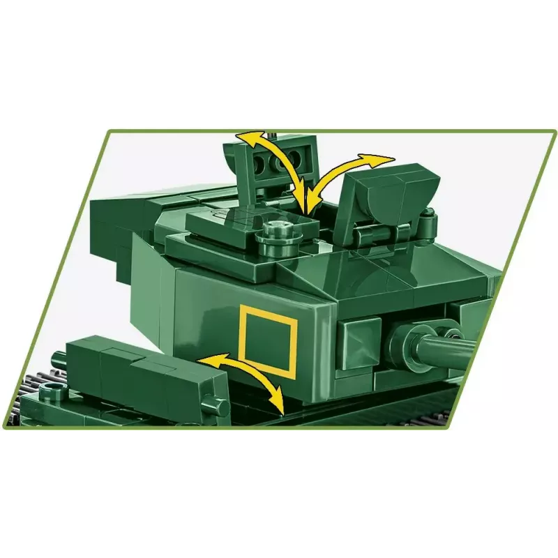 Conjunto de construção Cobi Blocks Mark IV Churchill, 668 peças (COBI-3128)