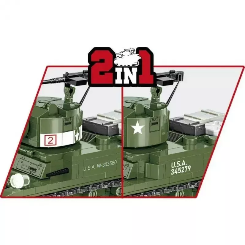 Conjunto de construção COBI M3 Stuart, 511 peças