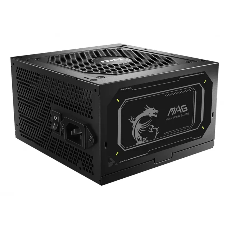 Fonte de alimentação MSI MAG A850GL PCIE5 II 850 W 20+4 pin ATX ATX preto