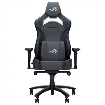 Cadeira gaming universal ASUS ROG CHARIOT X CORE assento acolchoado preto, cinzento