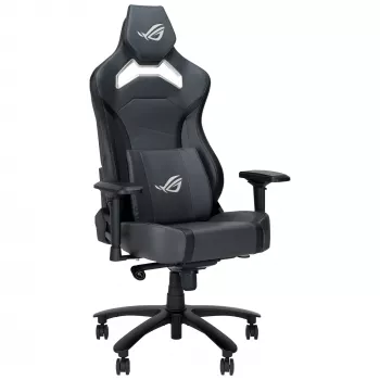 Cadeira gaming universal ASUS ROG CHARIOT X CORE assento acolchoado preto, cinzento