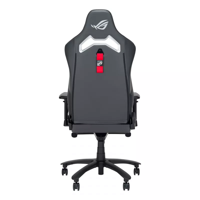 Cadeira gaming universal ASUS ROG CHARIOT X CORE assento acolchoado preto, cinzento