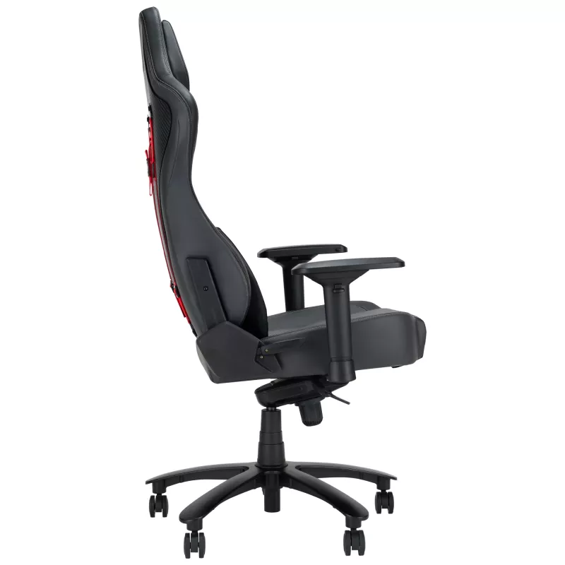 Cadeira gaming universal ASUS ROG CHARIOT X CORE assento acolchoado preto, cinzento