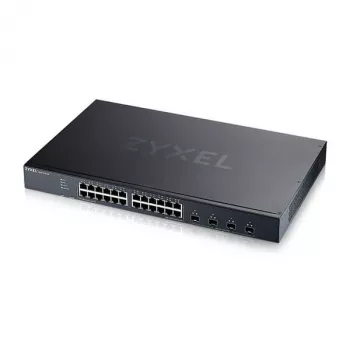 Switch de rede Zyxel XGS1935-28-EU0101F gerido L2+/L3 Gigabit Ethernet (10/100/1000) 1U preto