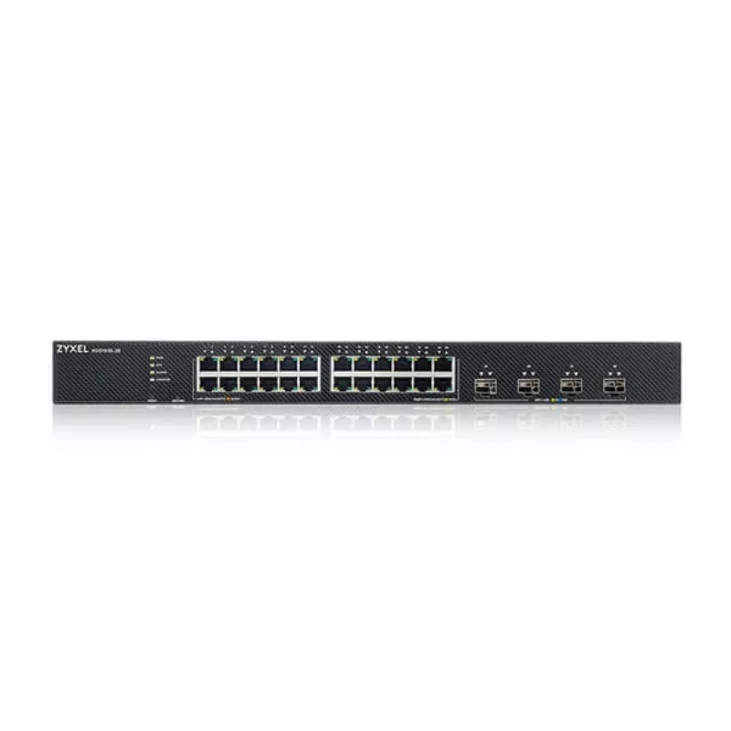 Switch de rede Zyxel XGS1935-28-EU0101F gerido L2+/L3 Gigabit Ethernet (10/100/1000) 1U preto