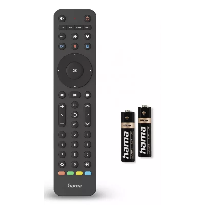Comando à distância Hama 00221053 IR wireless TV botões