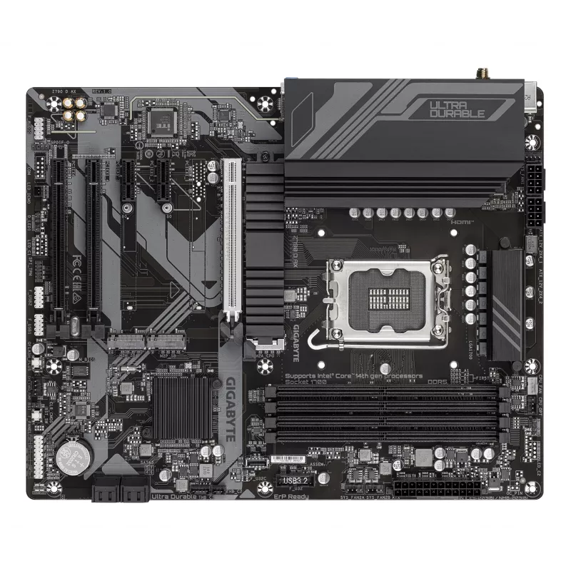 Placa-mãe GIGABYTE Z790 D AX ATX — Intel LGA1700, Z790, DDR5, 4×DIMM, Wi‑Fi 6E, LAN 2.5Gb