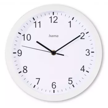 Relógio de quartzo Hama Elba redondo branco
