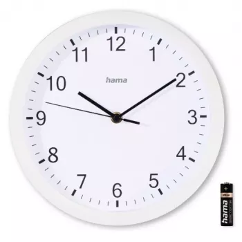 Relógio de quartzo Hama Elba redondo branco