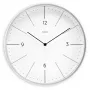 Relógio de quartzo Hama Sardinia Circle cinzento branco pilha AA 300 mm