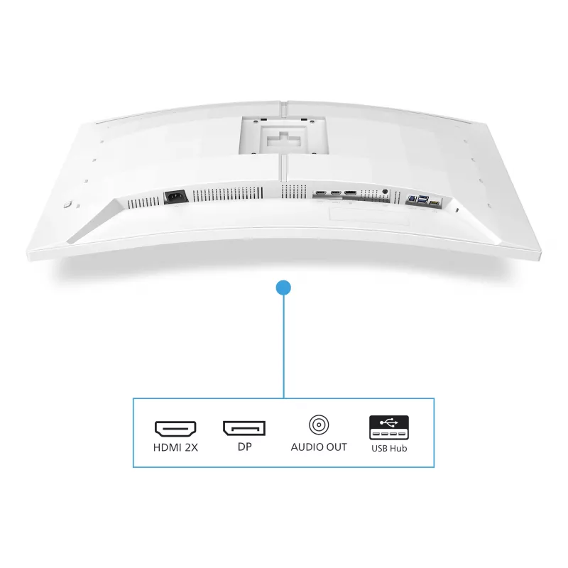 Monitor de computador Philips Evnia 5000 34M2C5501A/00 86,4 cm (34 polegadas) 3440 x 1440 píxeis Wide Quad HD LCD branco