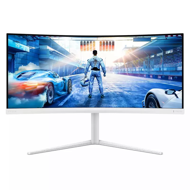 Monitor de computador Philips Evnia 5000 34M2C5501A/00 86,4 cm (34 polegadas) 3440 x 1440 píxeis Wide Quad HD LCD branco