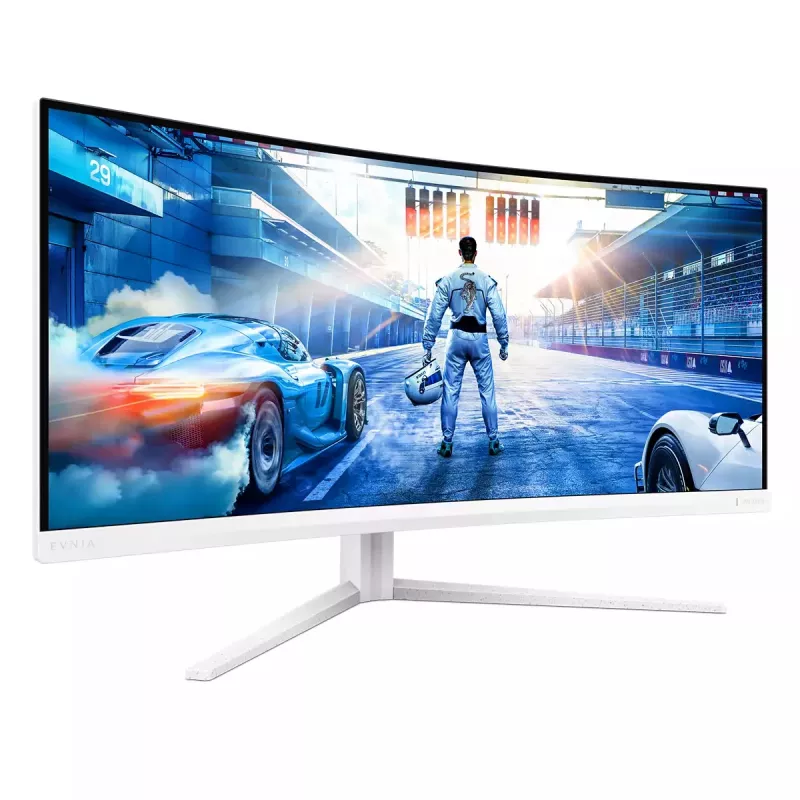 Monitor de computador Philips Evnia 5000 34M2C5501A/00 86,4 cm (34 polegadas) 3440 x 1440 píxeis Wide Quad HD LCD branco
