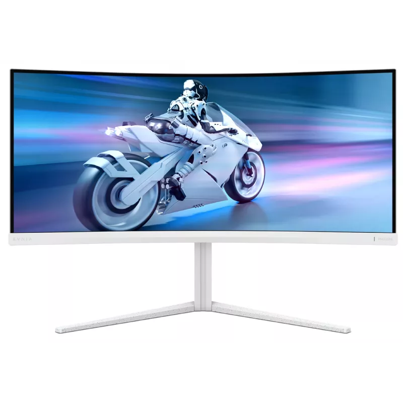Monitor de computador Philips Evnia 5000 34M2C5501A/00 86,4 cm (34 polegadas) 3440 x 1440 píxeis Wide Quad HD LCD branco