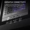Caixa para PC CORSAIR FRAME 4000D RS ARGB Midi Tower preta — ATX/Micro-ATX/Mini-ITX, vidro temperado, ventoinha ARGB, até 370 mm GPU