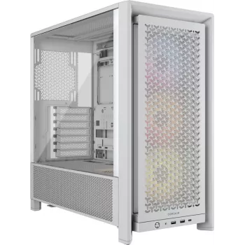 Caixa mid-tower CORSAIR Midi Frame 4000d Rs ArGB branca