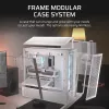 Caixa mid-tower CORSAIR Midi Frame 4000d Rs ArGB branca