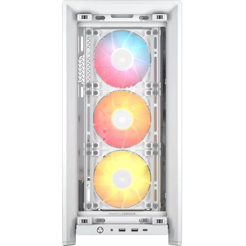 Caixa mid-tower CORSAIR Midi Frame 4000d Rs ArGB branca