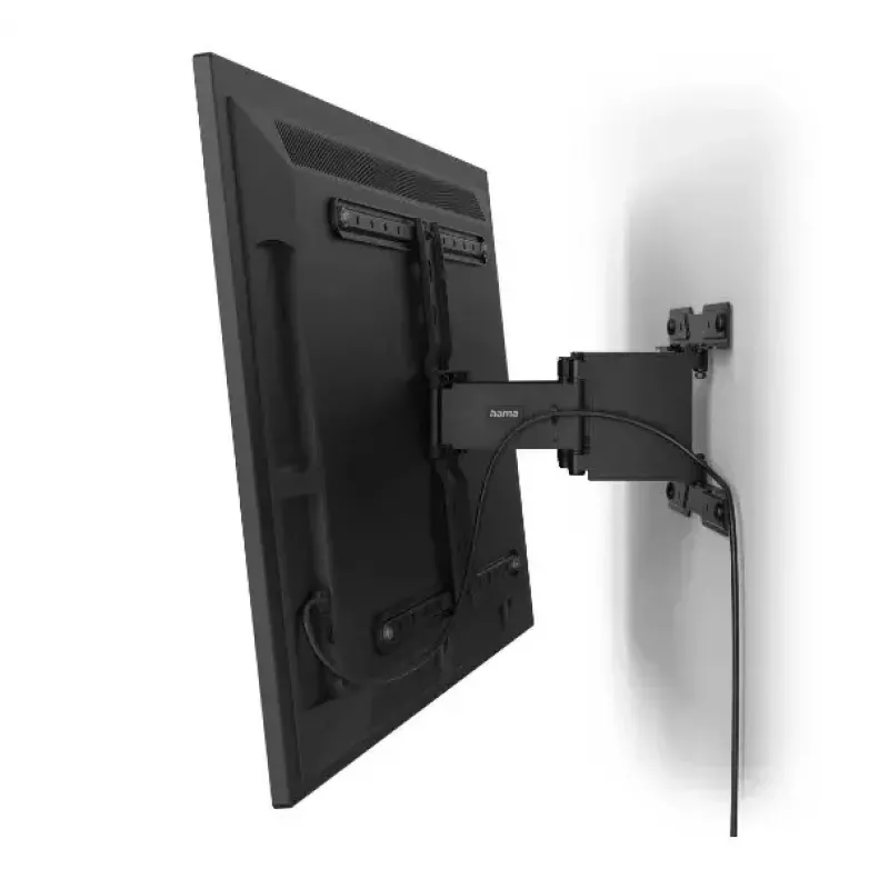Suporte de parede Hama Ultraslim 2,29 m Preto Máx 50 kg VESA 600x400